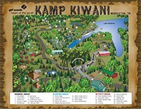 KAMP KIWANI GUIDE MAP