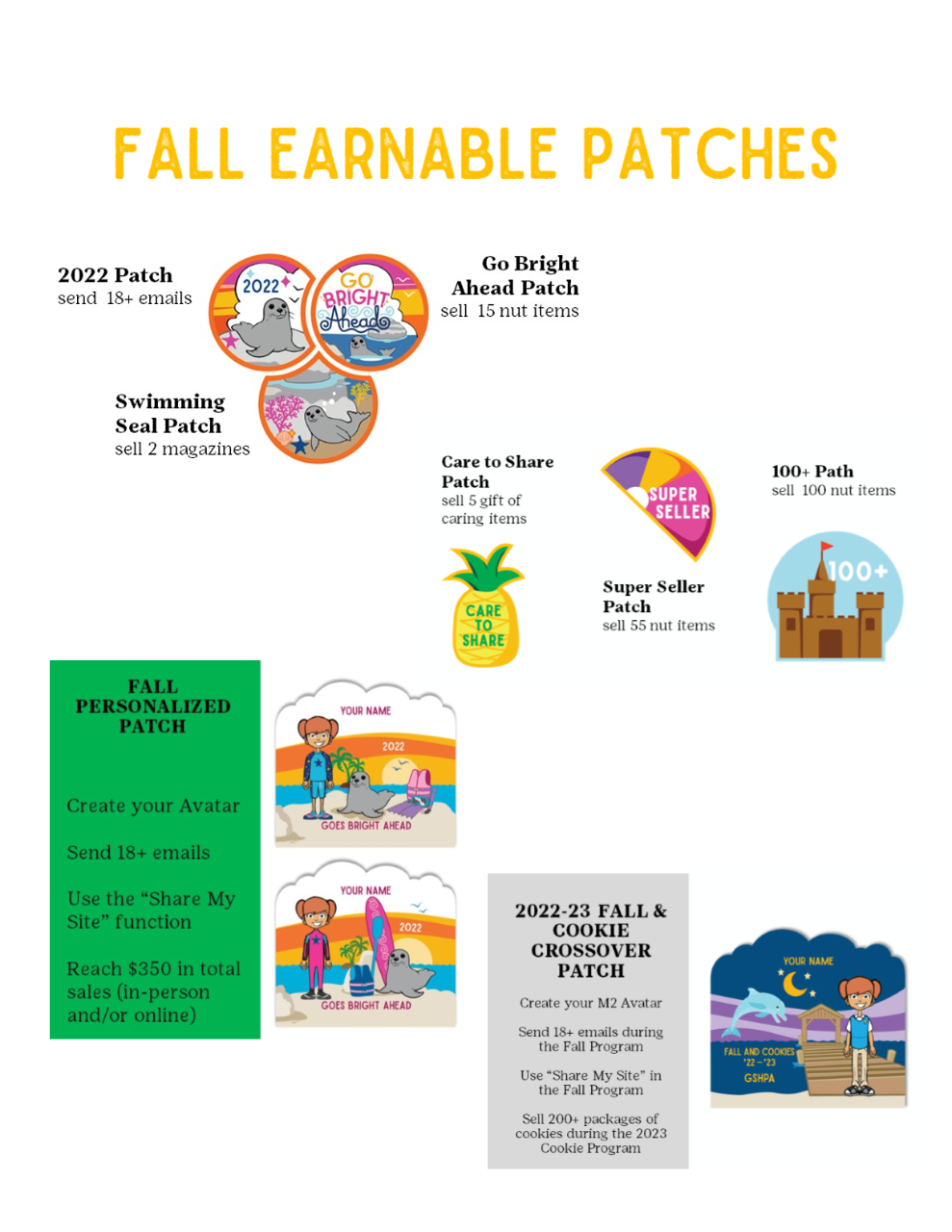 Earnable Patches