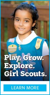 Play. Grow. Explore. Girl Scouts. Learn More.