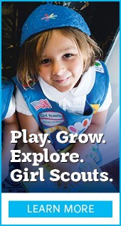 Play. Grow. Explore. Girl Scouts. Learn More.