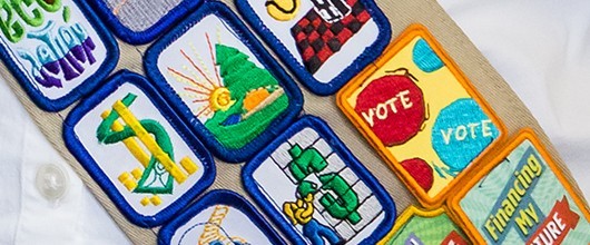 Girl Scout patches